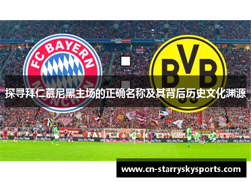 探寻拜仁慕尼黑主场的正确名称及其背后历史文化渊源